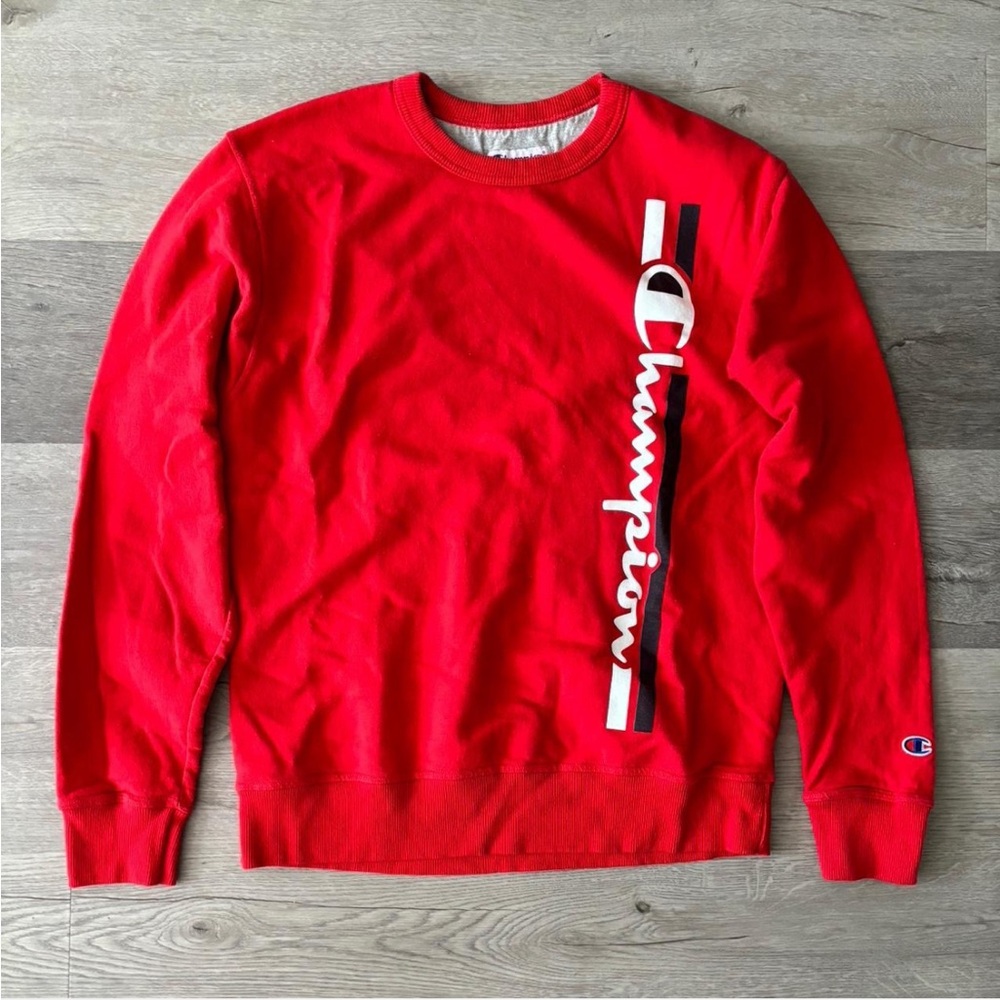 Champion Red Crewneck